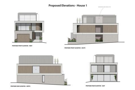 Proposed Elevations - House 1