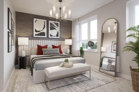 A spacious bedroom 2 that beams with natural light