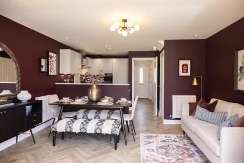 Kitchen with dining area in the Rockley 3 bedroom home