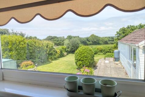 View of the garden from the kitchen