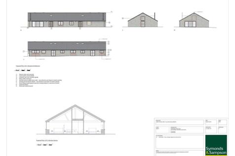 Plans &amp; Drawings PLOTS 2 &amp; 3 proposed elevations, 