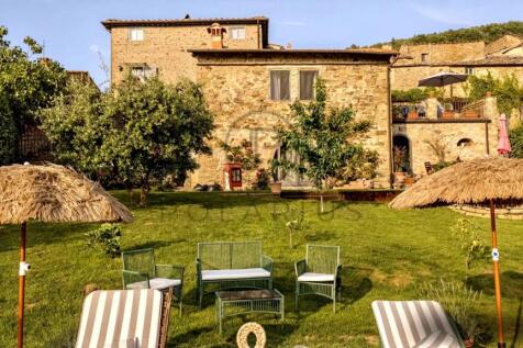 Charming hillside villa with a lush garden and out