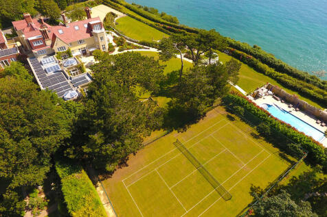 Drone view tennis...