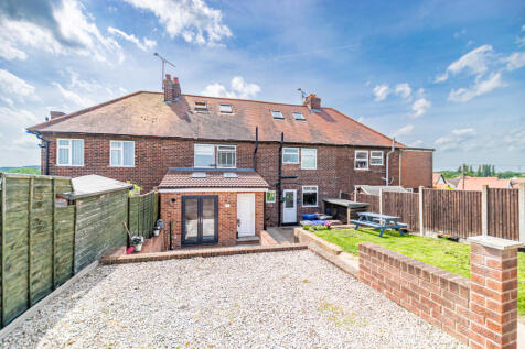 Rear elevation with driveway