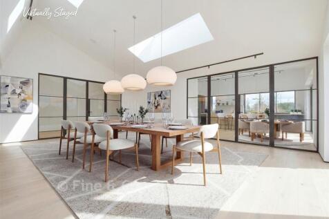 Staged Dining Area