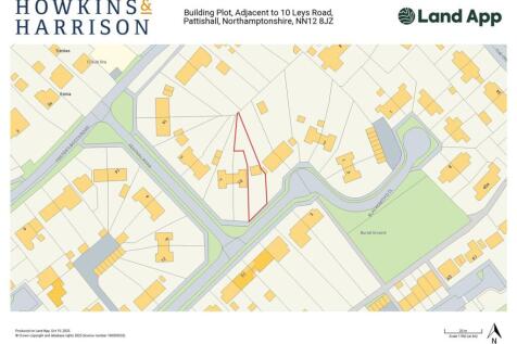Land App- Building plot adjacent to 10 Leys Road,