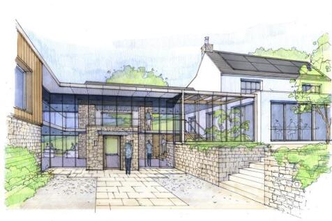Sketch Impression of single house option from Sout