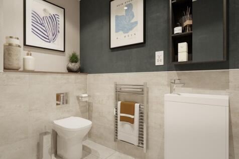 Convenient downstairs toilet