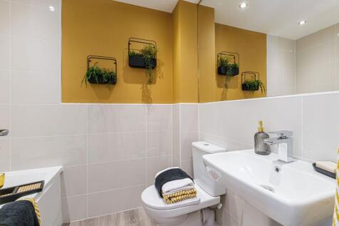 Interior view of the bathroom in our 4 bed Alderney