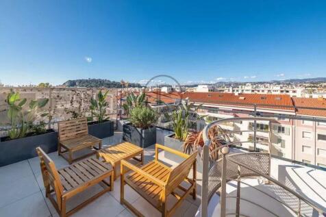 Spacious rooftop terrace with comfortable seating