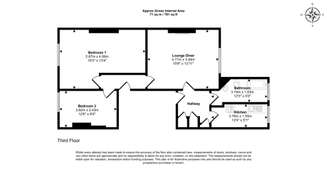 Third Floor Flat, 13 Warrington Crescent, Maida Vale, London, W9 1ED