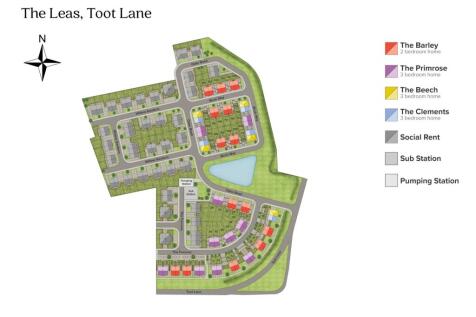The Leas, Toot Lane_site plan