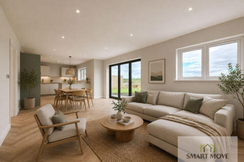 Virtual Staging - Kitchen Family Room