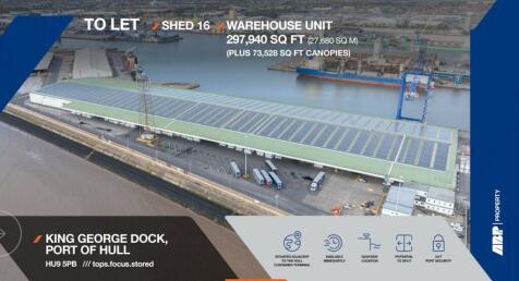 Warehouse to rent in hull