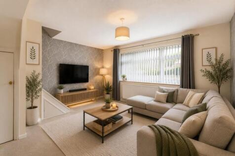 Digitally Staged Sitting Room