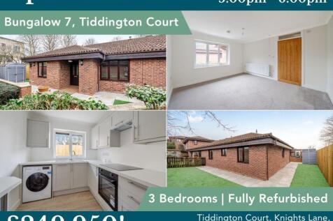 Open House - Bungalow 7, Tiddington Court!