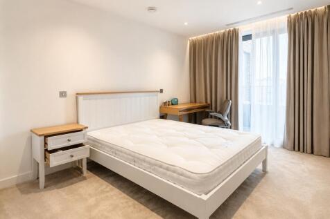 A furnished private bedroom with sole use of a private bathroom available within a brand-new two-bedroom, two-bathroom apartment on Level 5 of Opus House, Postmark. Bills are included. Located in Zone