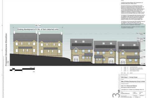 Proposed Streetscene- Plot 1 and 2, Bakers Lane, S