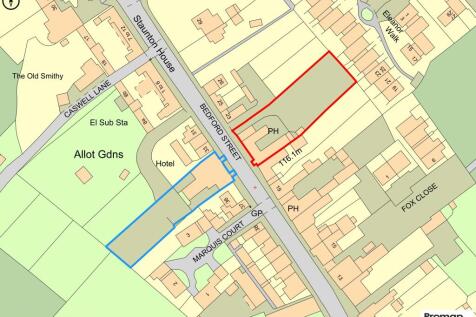Bell Hotel & Inn, Woburn - OS Map v2.jpg