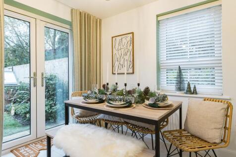 Internal shot of the moresby show home at pebble dressed for christmas