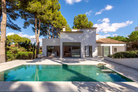 Spacious outdoor area with sunny terrace