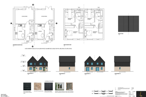 1888.021 REV C - HOUSE TYPE B - PLANS AND ELEVATIO