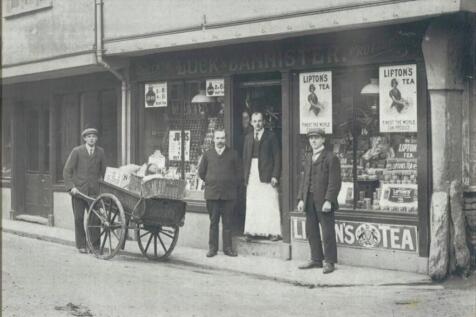 Photo of the front of the property taken many year