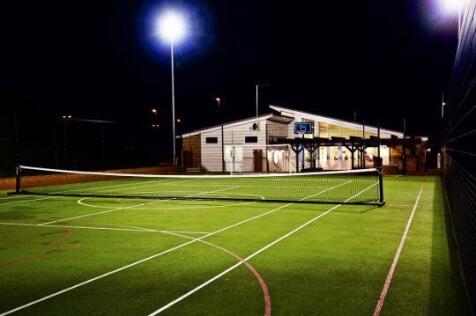 Sports court night