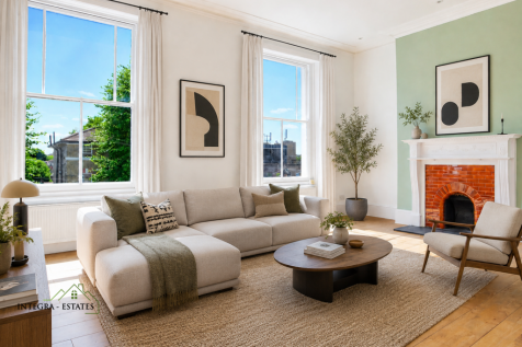 Staged Living room.