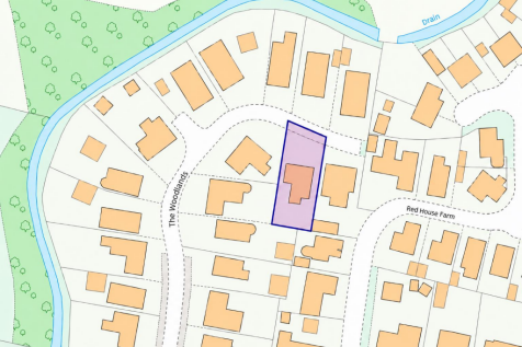 Aerial view of the property