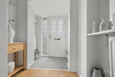 Front composite entrance door into: