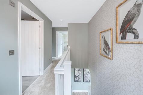 Spacious and bright landing flooded with natural light