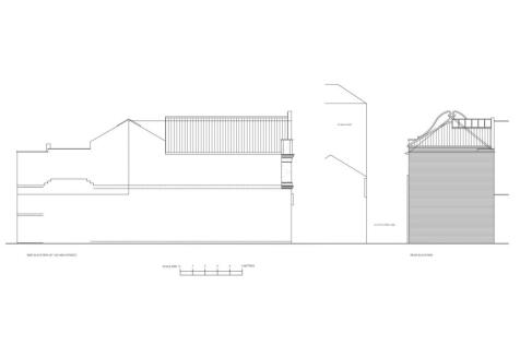 Existing Rear and Side Elevations | 131 High Stree