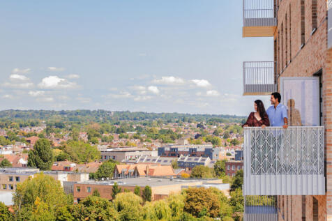 Couple on balcony