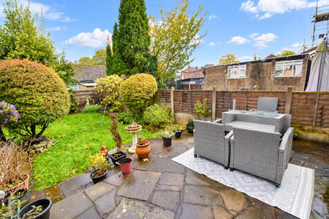Sunny Backyard Patio Garden 1