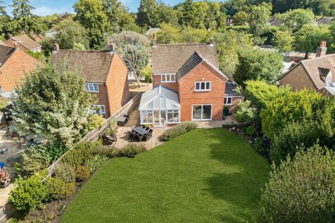 Rear elevation aerial shot
