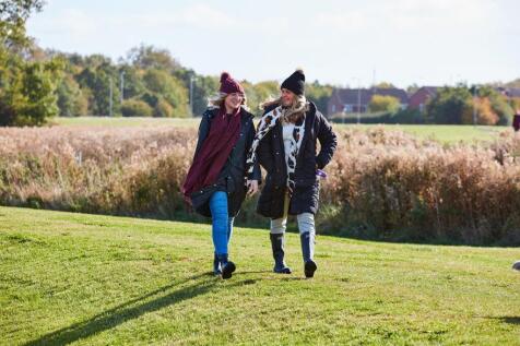 No need to worry about a garden with so much open space