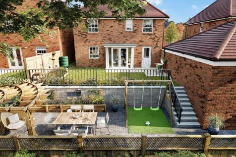 Roman Walk garden CGI design 1